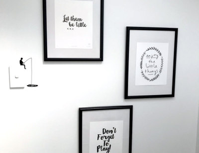 empowering play based  messages in frames